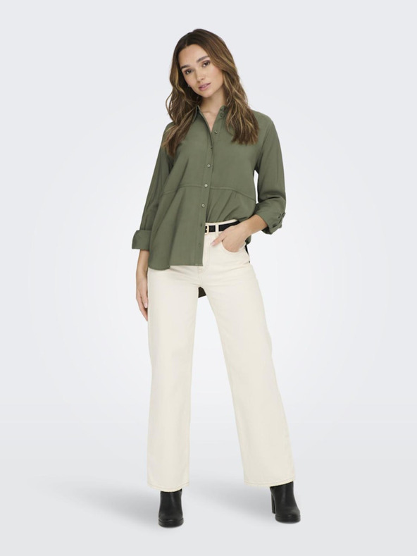 Jacqueline de Yong Camicia da donna color kaki JDY Olli