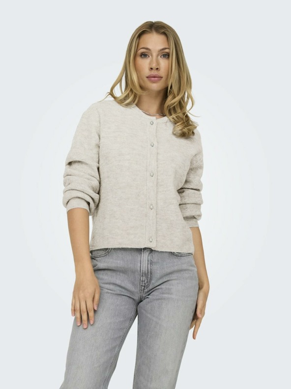Jacqueline de Yong Cardigan da donna color crema JDY Lumi