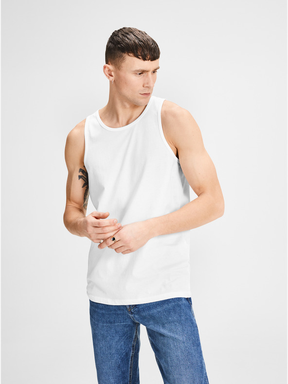 Jack & Jones Set di due canottiere basic bianche Jack & Jones