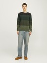 Jack & Jones Maglione a righe Jack & Jones JJEHILL verde da uomo