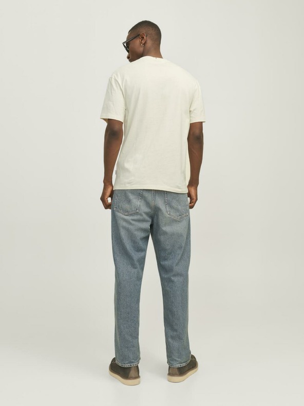 Jack & Jones Maglietta Jack & Jones Frederiks JORFREDERIKSBERG Crema Uomo
