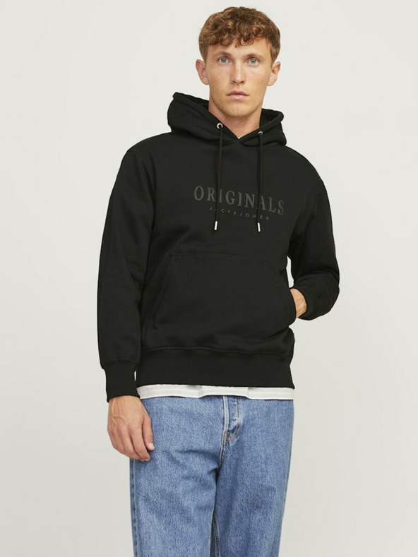Jack & Jones Felpa Jack & Jones Frederiks nera da uomo