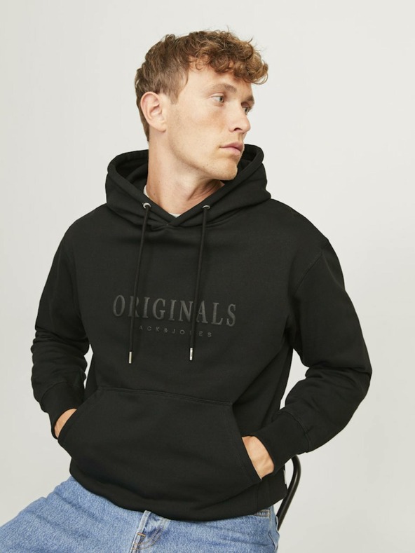 Jack & Jones Felpa Jack & Jones Frederiks nera da uomo