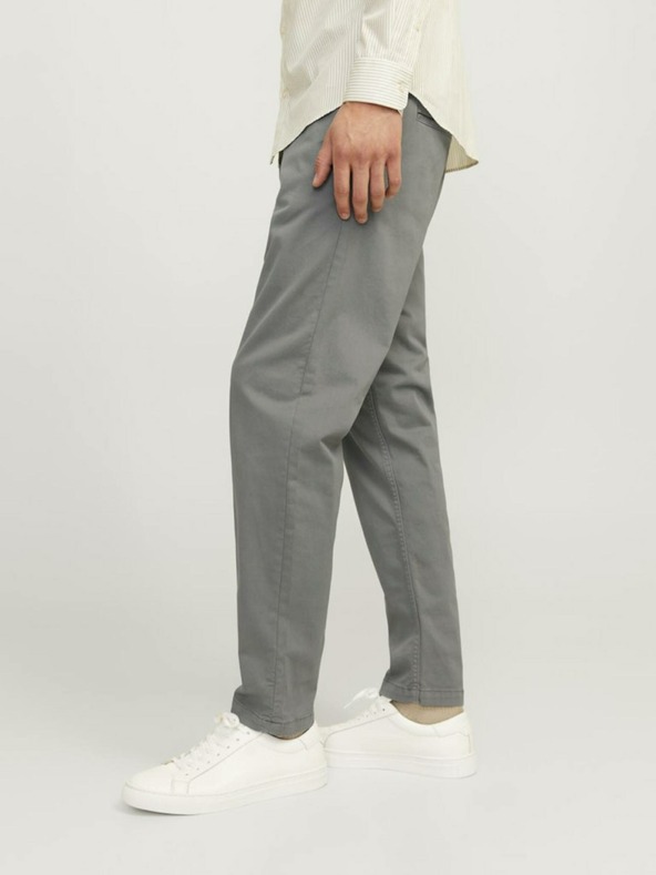 Jack & Jones Pantaloni chino da uomo Jack & Jones Stace grigio