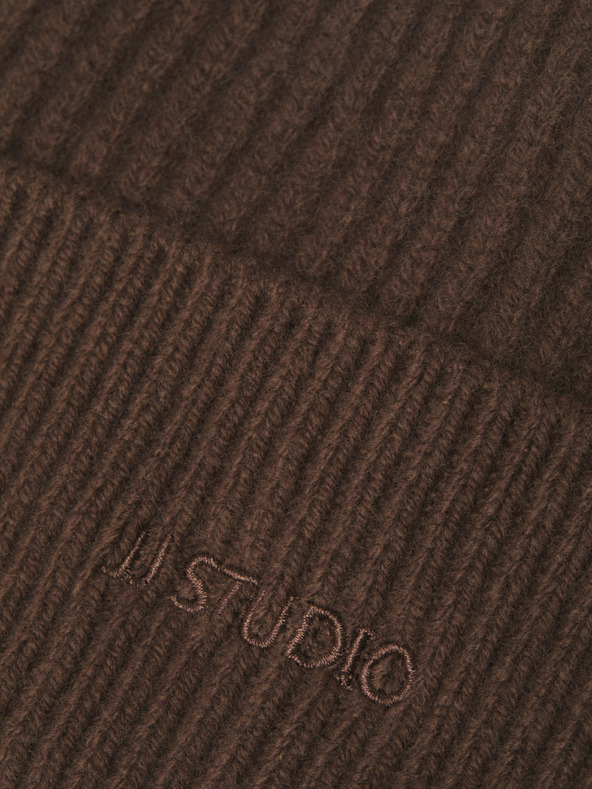 Jack & Jones Berretto in lana marrone scuro da uomo Jack & Jones Lump