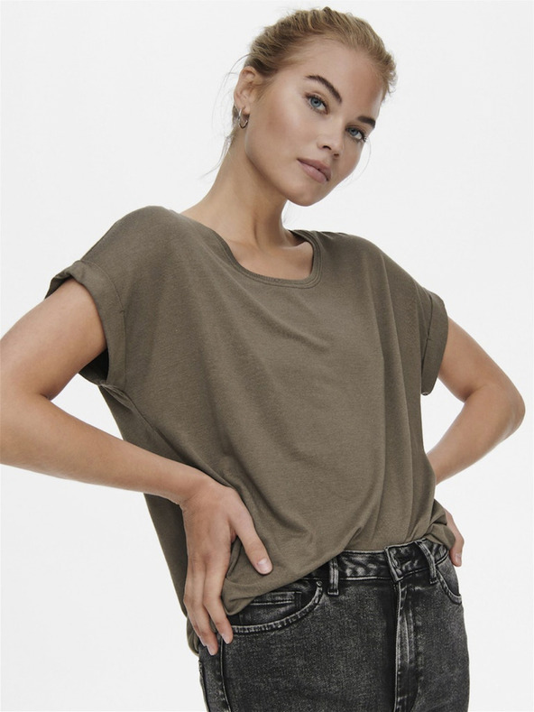 ONLY Maglietta ONLY Moster marrone da donna