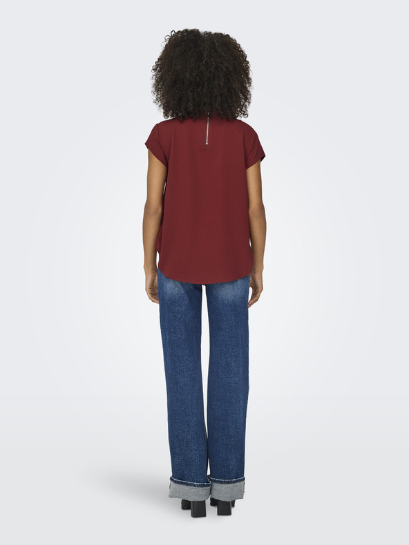 ONLY Camicetta da donna ONLY Vic bordeaux