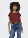 ONLY Camicetta da donna ONLY Vic bordeaux