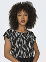 ONLY Camicetta fantasia beige e nera da donna ONLY Vic