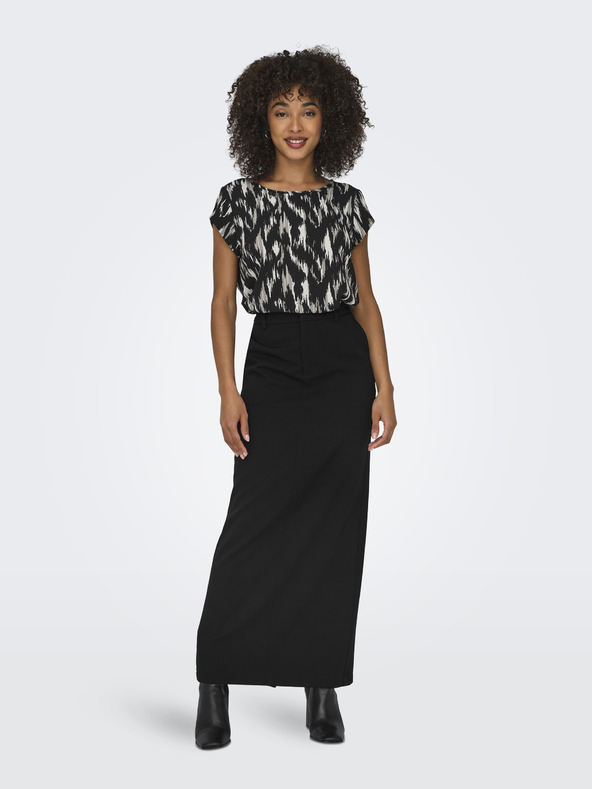 ONLY Camicetta fantasia beige e nera da donna ONLY Vic