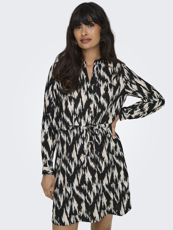 ONLY Abito fantasia beige e nero da donna ONLY Cory