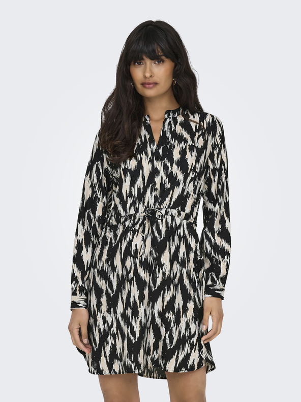 ONLY Abito fantasia beige e nero da donna ONLY Cory