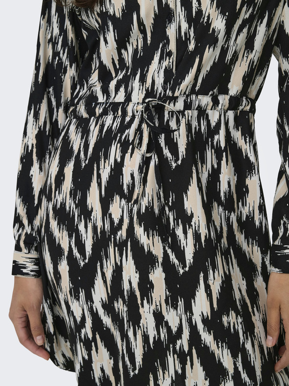 ONLY Abito fantasia beige e nero da donna ONLY Cory