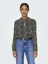 ONLY Camicetta fantasia beige e nera da donna ONLY Ditsy