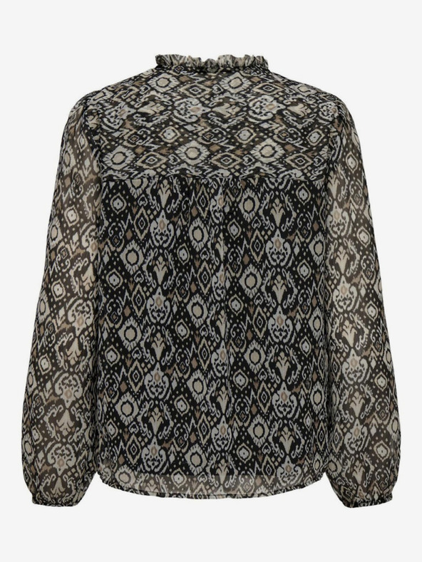 ONLY Camicetta fantasia beige e nera da donna ONLY Ditsy