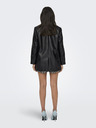 ONLY Giacca di pelle nera da donna ONLY Lana