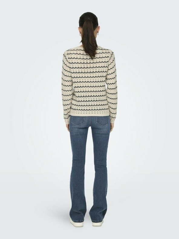 ONLY Cardigan da donna a fantasia crema ONLY Asa