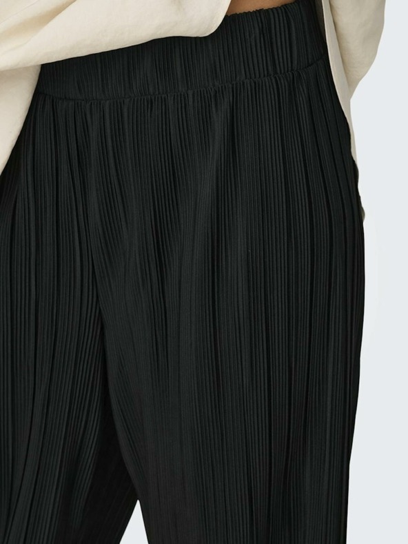 ONLY Pantaloni neri a pieghe da donna ONLY Ravenna