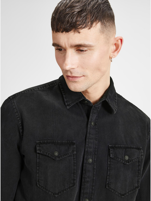 Jack & Jones Camicia in denim nero Jack & Jones