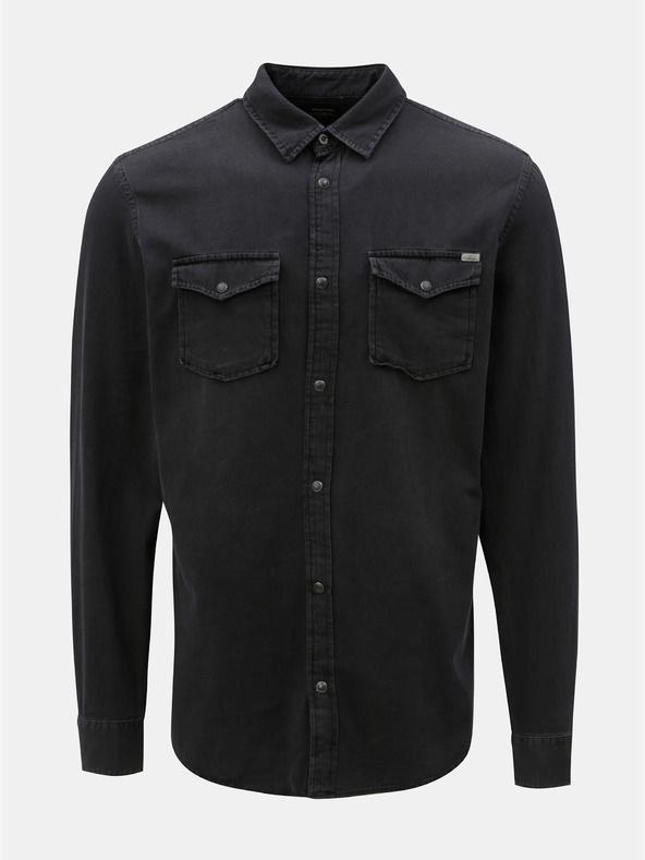 Jack & Jones Camicia in denim nero Jack & Jones
