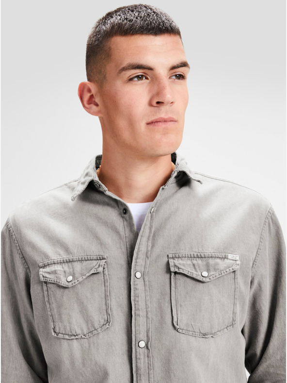 Jack & Jones Camicia in denim grigio Jack & Jones