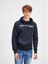 Jack & Jones Felpa con cappuccio stampata blu scuro Jack & Jones Corp