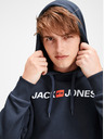 Jack & Jones Felpa con cappuccio stampata blu scuro Jack & Jones Corp