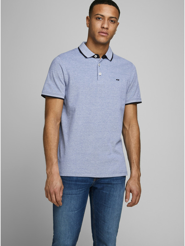 Jack & Jones Polo azzurra Jack & Jones Paulos