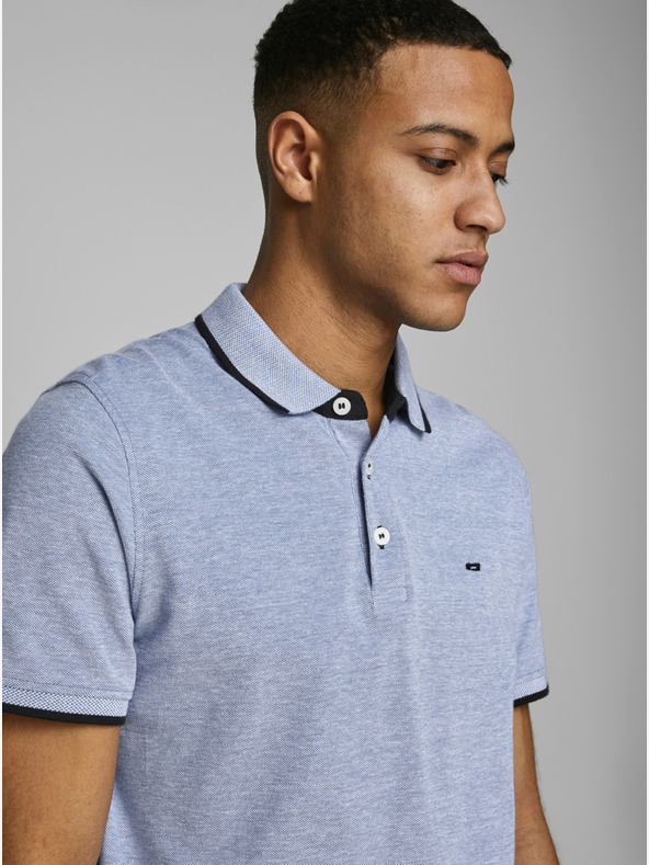 Jack & Jones Polo azzurra Jack & Jones Paulos
