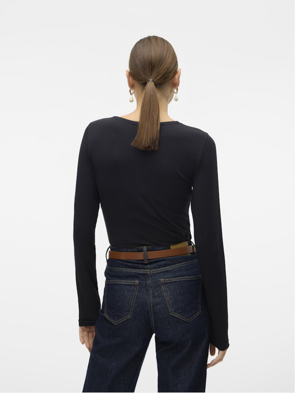 Vero Moda Maglietta Vero Moda Lulu nera da donna