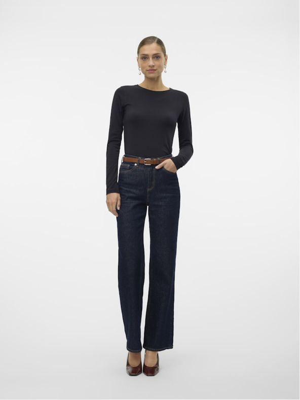 Vero Moda Maglietta Vero Moda Lulu nera da donna