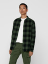 ONLY & SONS ONLY & SONS Gudmund Camicia a quadri nera e verde