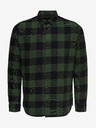 ONLY & SONS ONLY & SONS Gudmund Camicia a quadri nera e verde