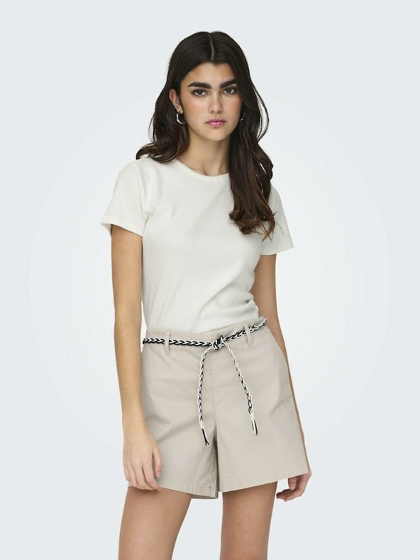 Jacqueline de Yong Maglietta da donna JDY Solar bianca