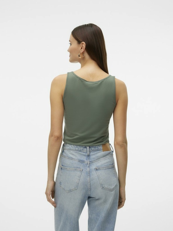 Vero Moda Canotta Vero Moda Lulu verde donna