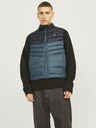 Jack & Jones Gilet trapuntato Jack & Jones nero e blu da uomo