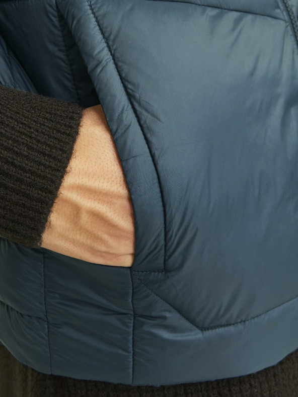 Jack & Jones Gilet trapuntato Jack & Jones nero e blu da uomo