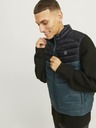 Jack & Jones Gilet trapuntato Jack & Jones nero e blu da uomo