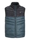 Jack & Jones Gilet trapuntato Jack & Jones nero e blu da uomo