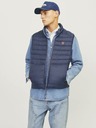 Jack & Jones Gilet trapuntato Jack & Jones da uomo blu scuro