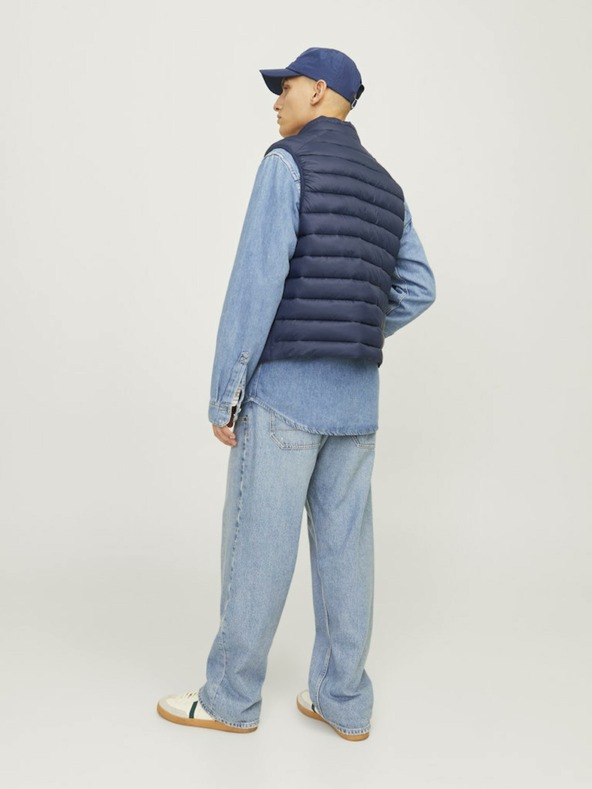 Jack & Jones Gilet trapuntato Jack & Jones da uomo blu scuro
