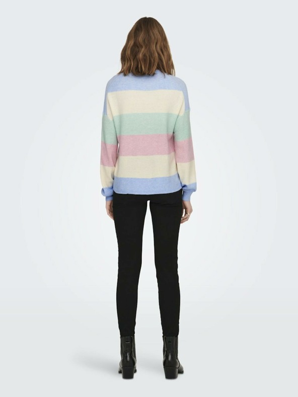 ONLY Maglione a righe rosa e blu da donna ONLY