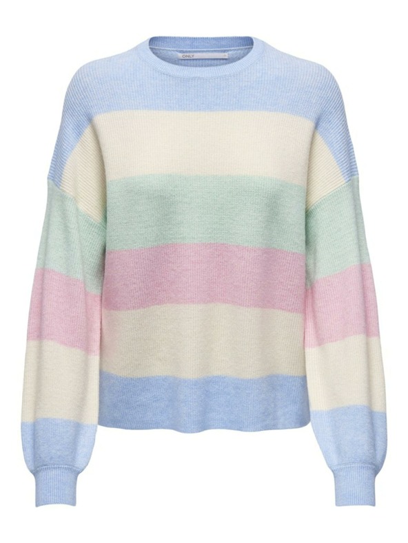 ONLY Maglione a righe rosa e blu da donna ONLY