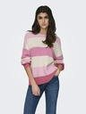 ONLY Maglione a righe rosa da donna ONLY