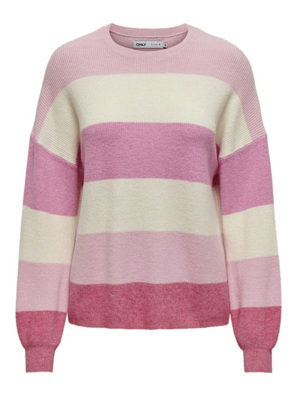 ONLY Maglione a righe rosa da donna ONLY