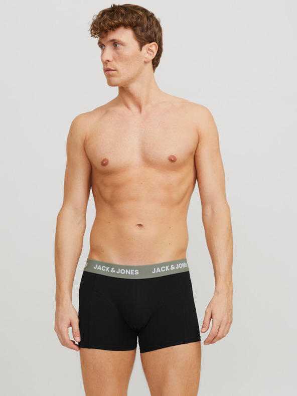 Jack & Jones Set di tre boxer Jack & Jones neri da uomo