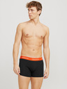 Jack & Jones Set di cinque boxer Jack & Jones da uomo nei colori arancio, blu e nero