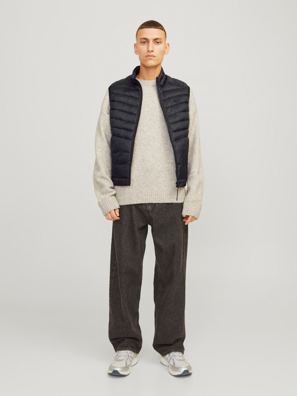 Jack & Jones Gilet trapuntato Sprint nero Jack & Jones da uomo