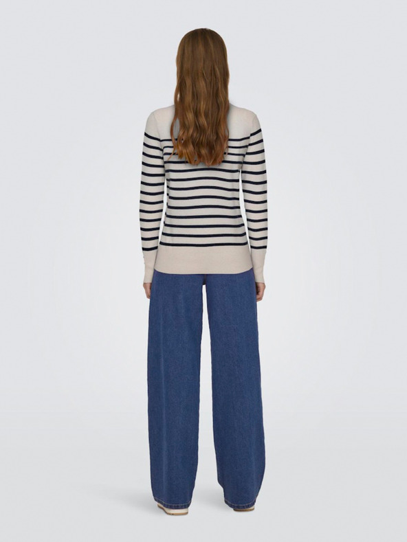 Jacqueline de Yong Maglione a righe blu e beige da donna JDY Malou