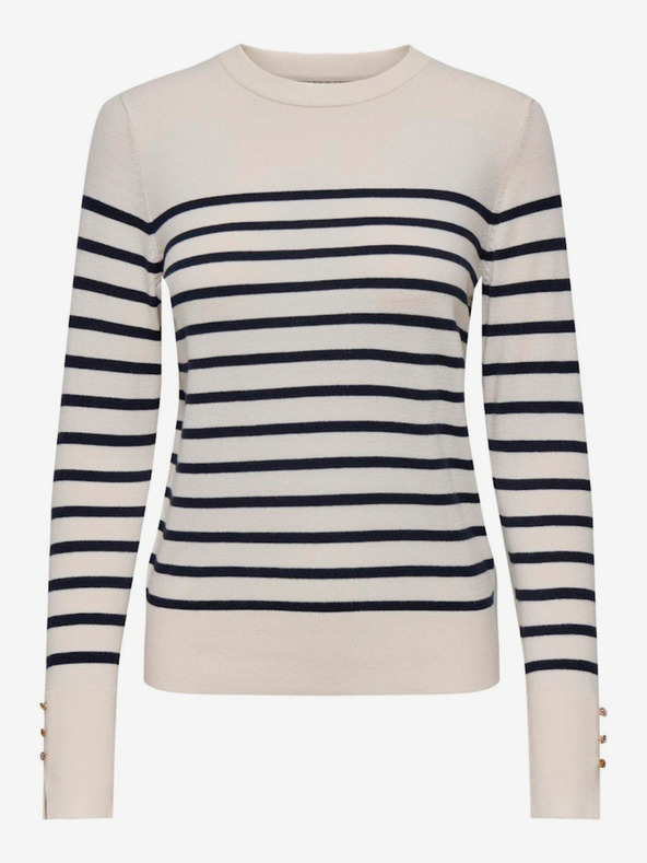 Jacqueline de Yong Maglione a righe blu e beige da donna JDY Malou